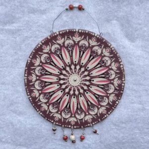 Mandala - Ceramiczna z kolczykami (08)
