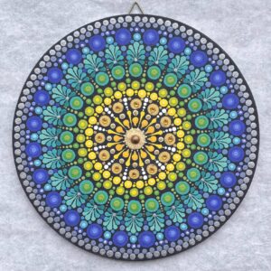 Mandala - Żółty/turkus/indygo (05)