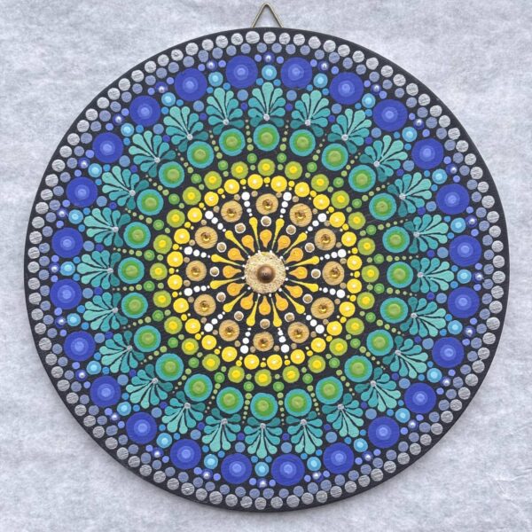 Mandala - Żółty/turkus/indygo (05)