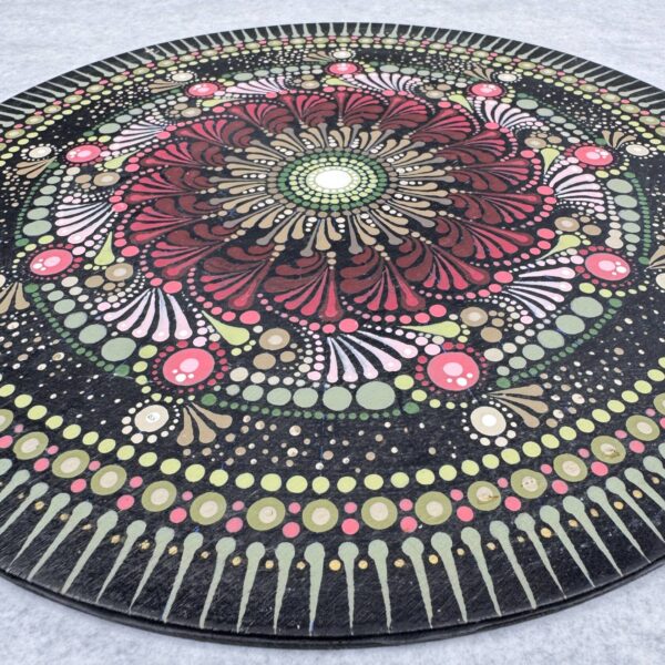Mandala - Róż-ziel, dynamiczna (03) - obrazek 4