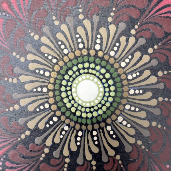 Mandala - Róż-ziel, dynamiczna (03) - obrazek 5