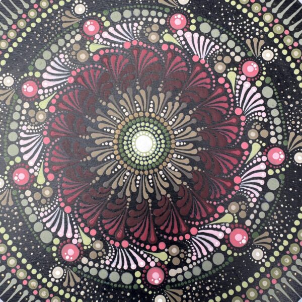 Mandala - Róż-ziel, dynamiczna (03) - obrazek 7