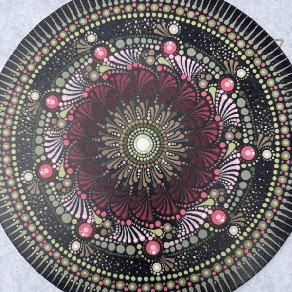 Mandala - Róż-ziel, dynamiczna (03) - obrazek 9
