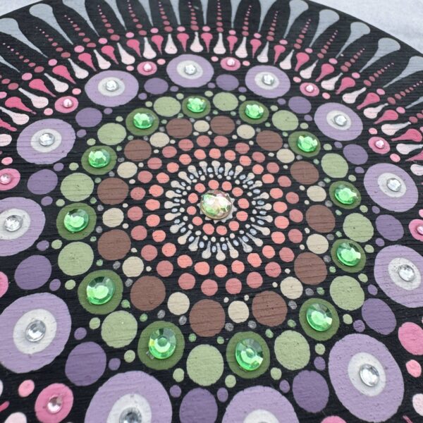 Mandala - Zielone refleksy (02) - obrazek 3