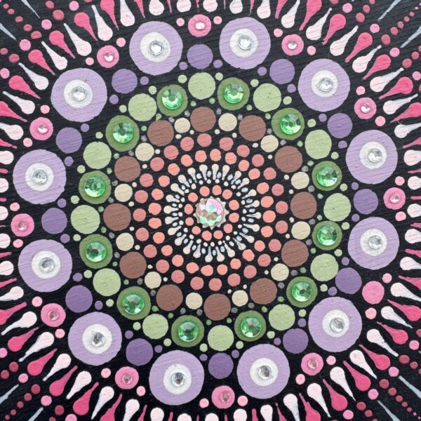 Mandala - Zielone refleksy (02) - obrazek 5