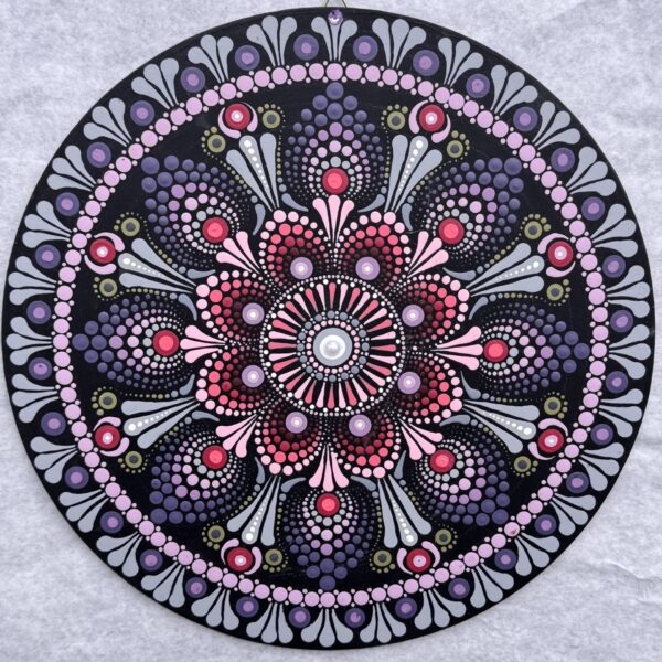 Mandala - Różowa statyczna (06)