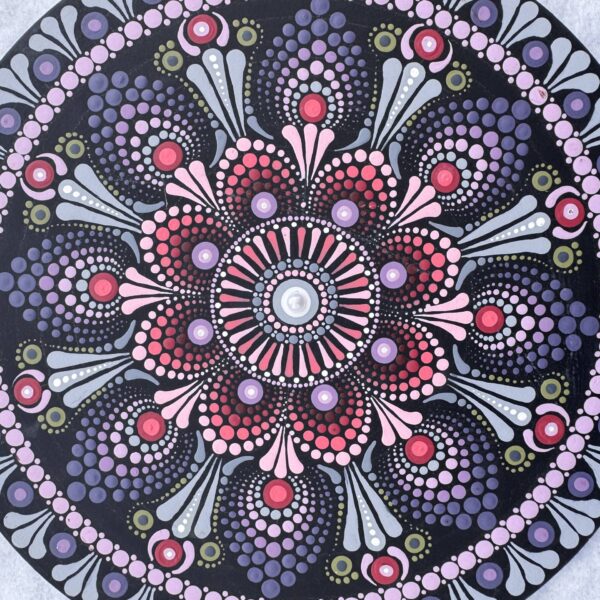 Mandala - Różowa statyczna (06) - obrazek 4